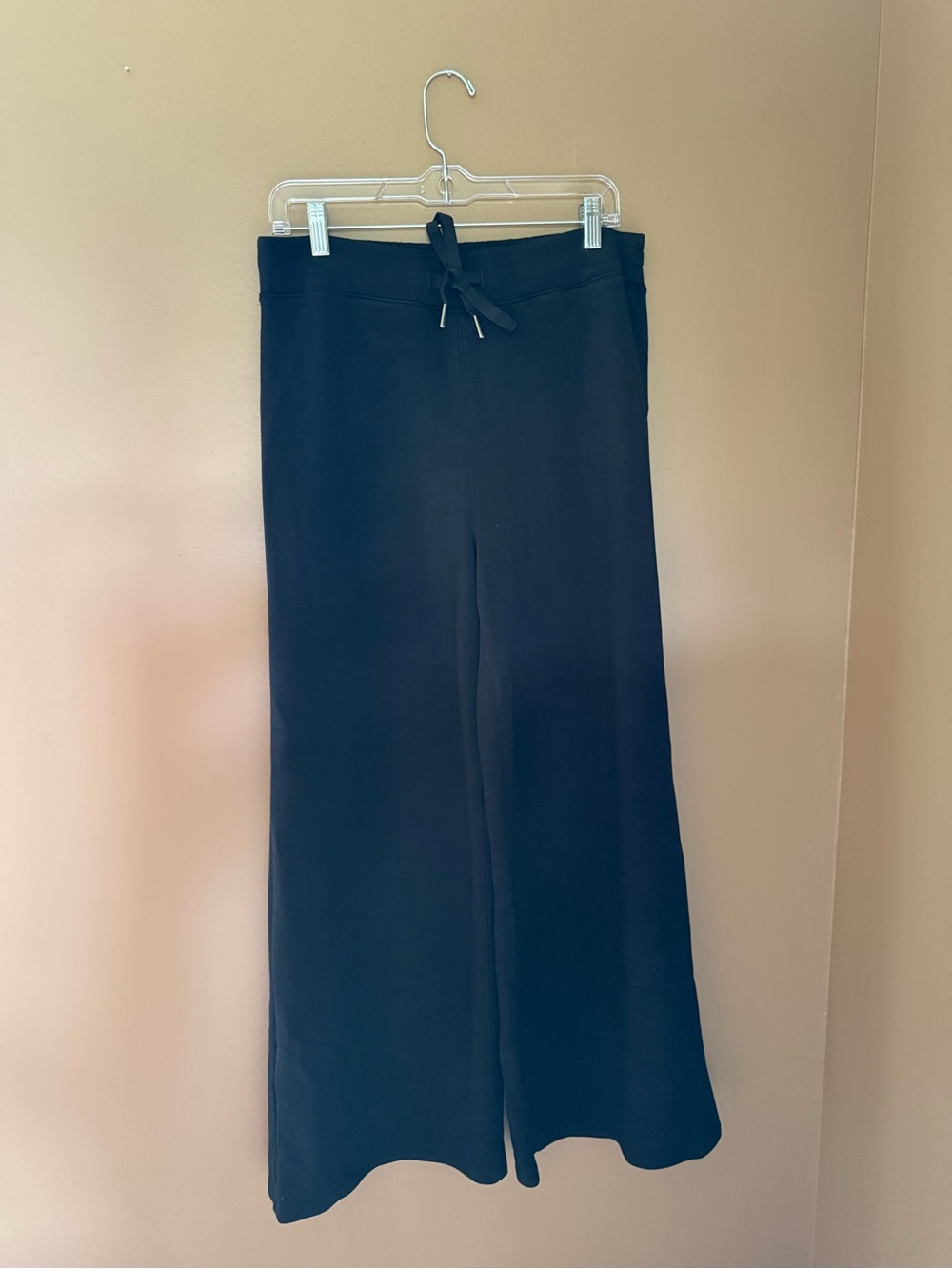 SPANX Black Air Essential Wide Leg Pant